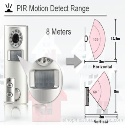 SP63C Wireless Solar Home Camera Alarm